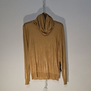 Gold Cowl Neck Top (1194)